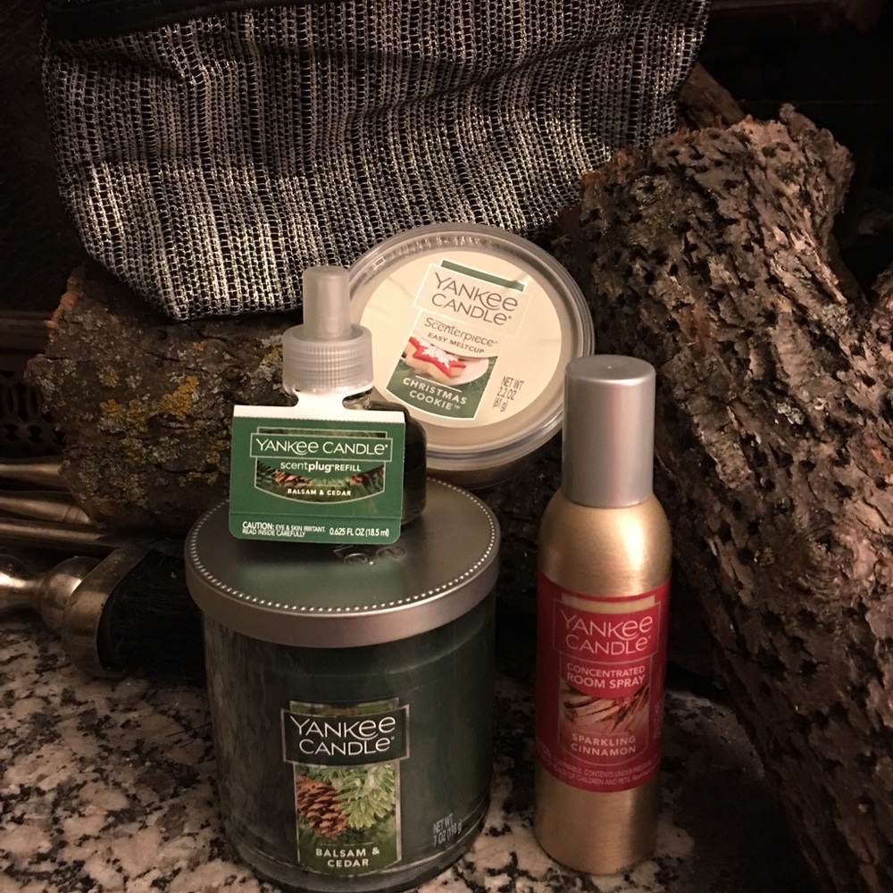Yankee Candle gift bag cedar and balsam cookie